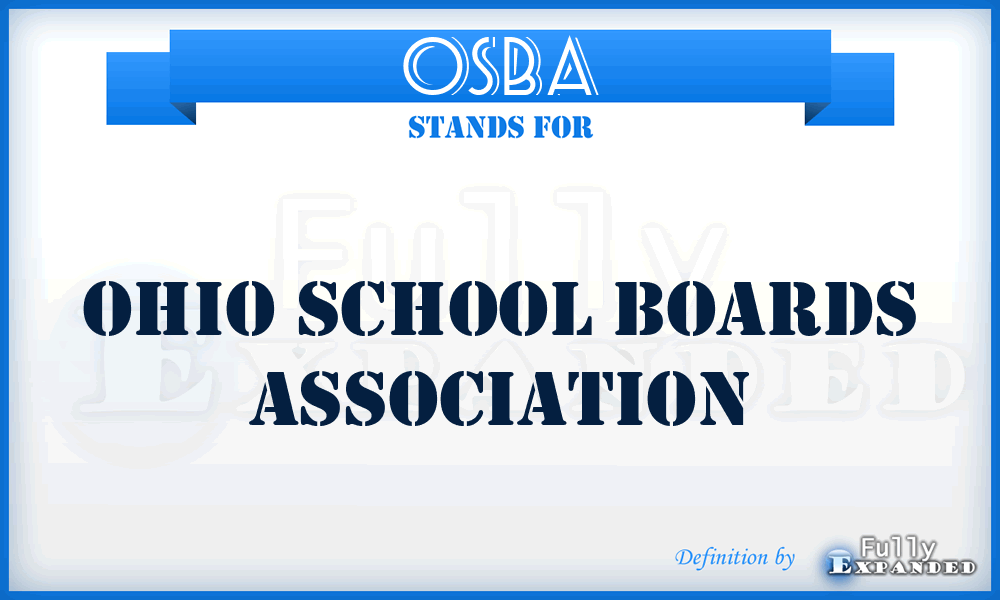 OSBA - Ohio School Boards Association