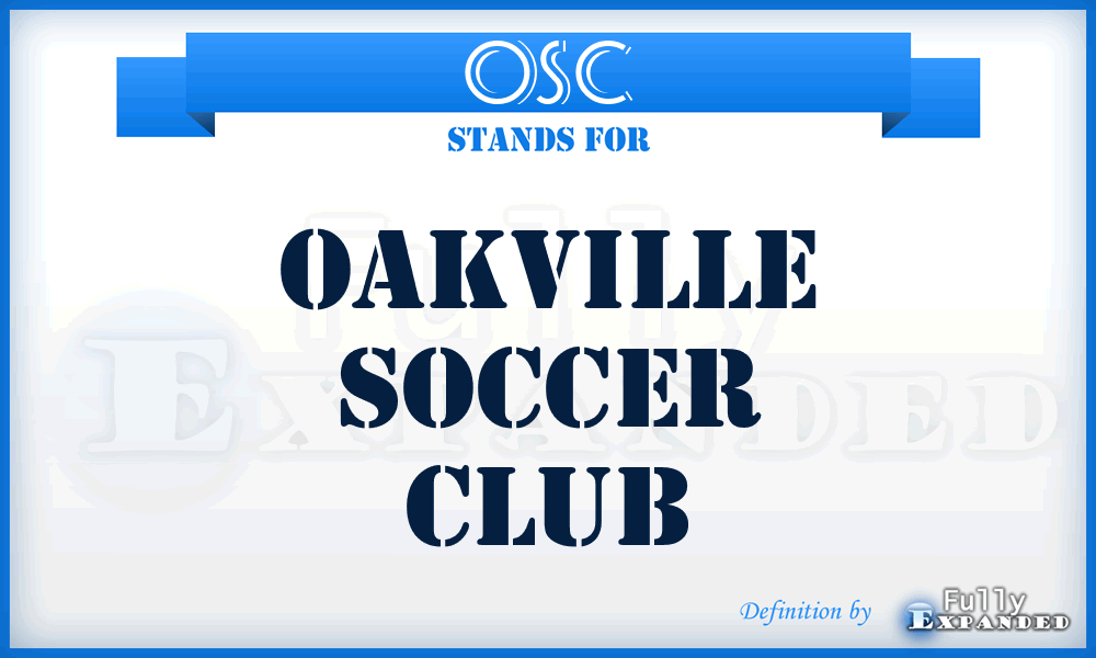 OSC - Oakville Soccer Club