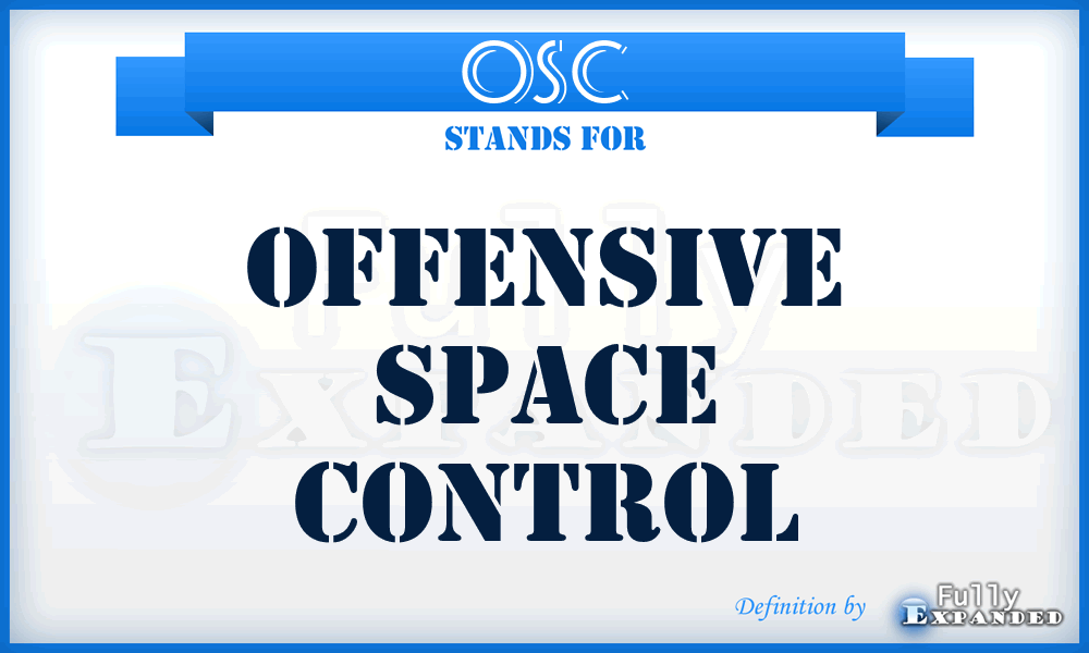 OSC - Offensive Space Control