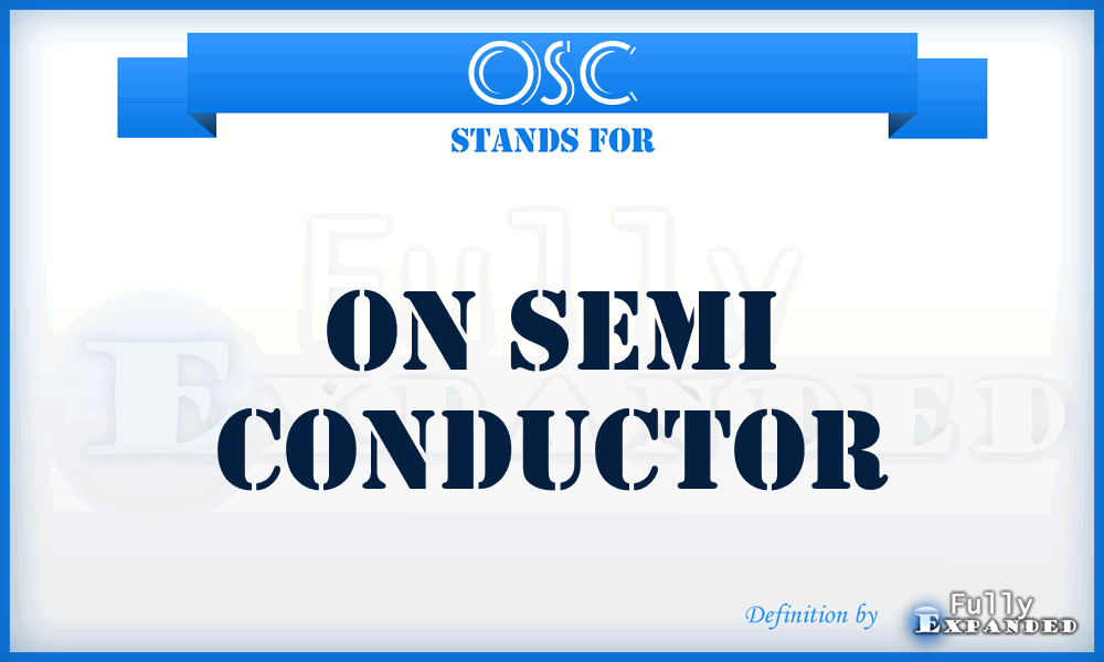 OSC - On Semi Conductor