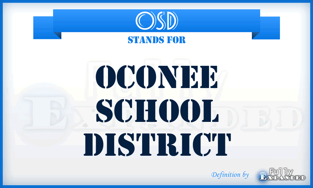 OSD - Oconee School District