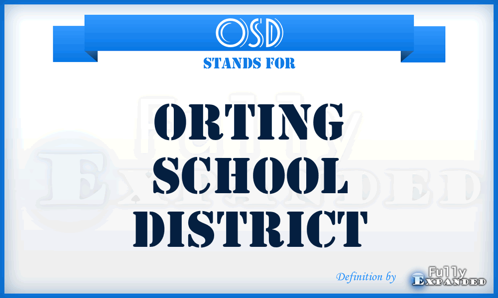 OSD - Orting School District