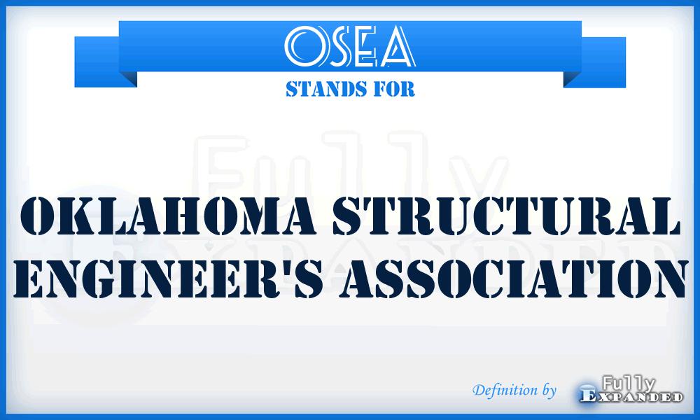 OSEA - Oklahoma Structural Engineer's Association