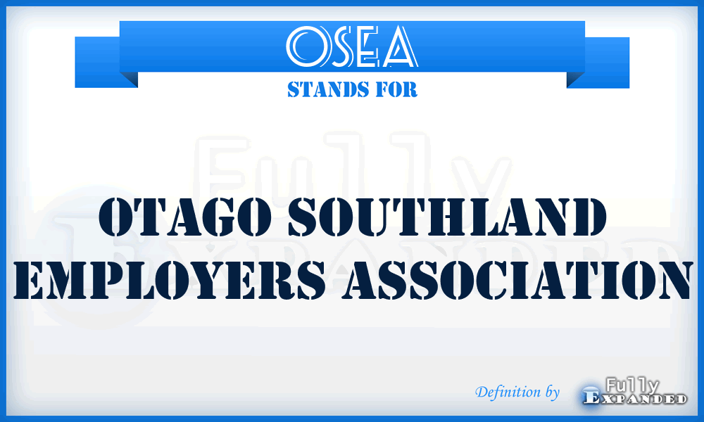 OSEA - Otago Southland Employers Association