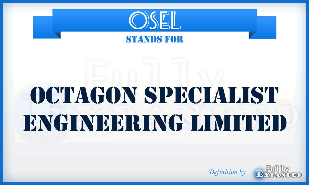 OSEL - Octagon Specialist Engineering Limited