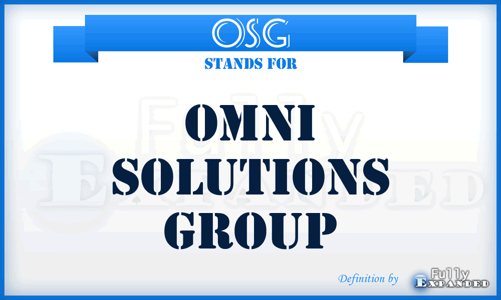 OSG - Omni Solutions Group