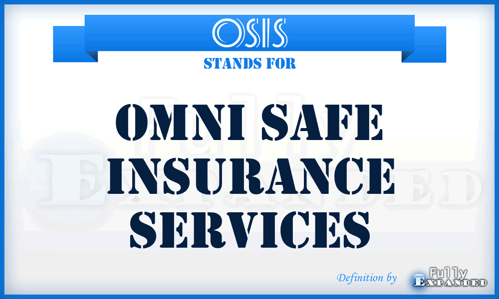 OSIS - Omni Safe Insurance Services
