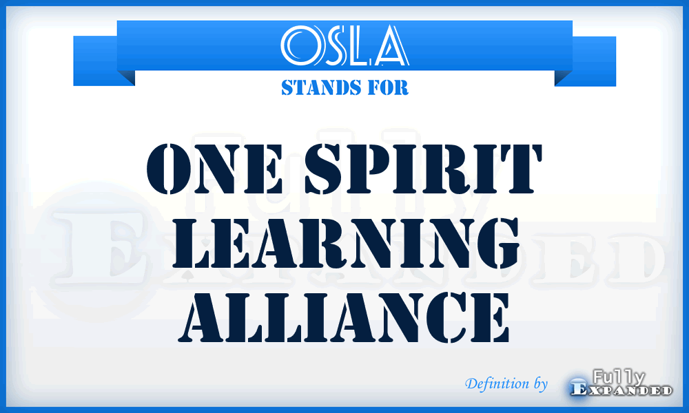 OSLA - One Spirit Learning Alliance