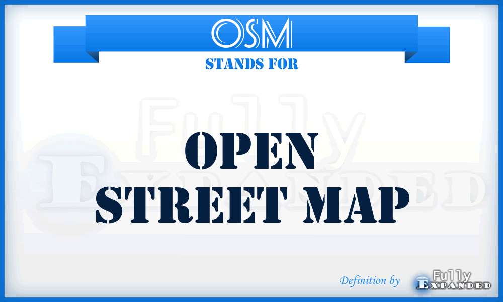 OSM - Open Street Map