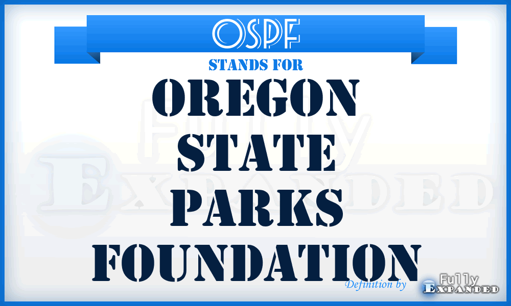 OSPF - Oregon State Parks Foundation