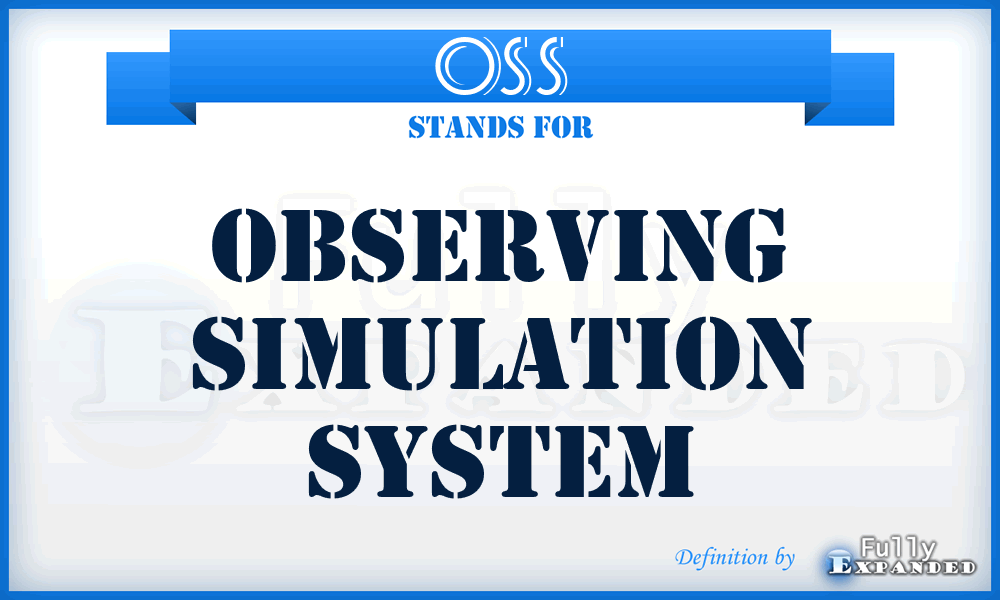 OSS - Observing Simulation System