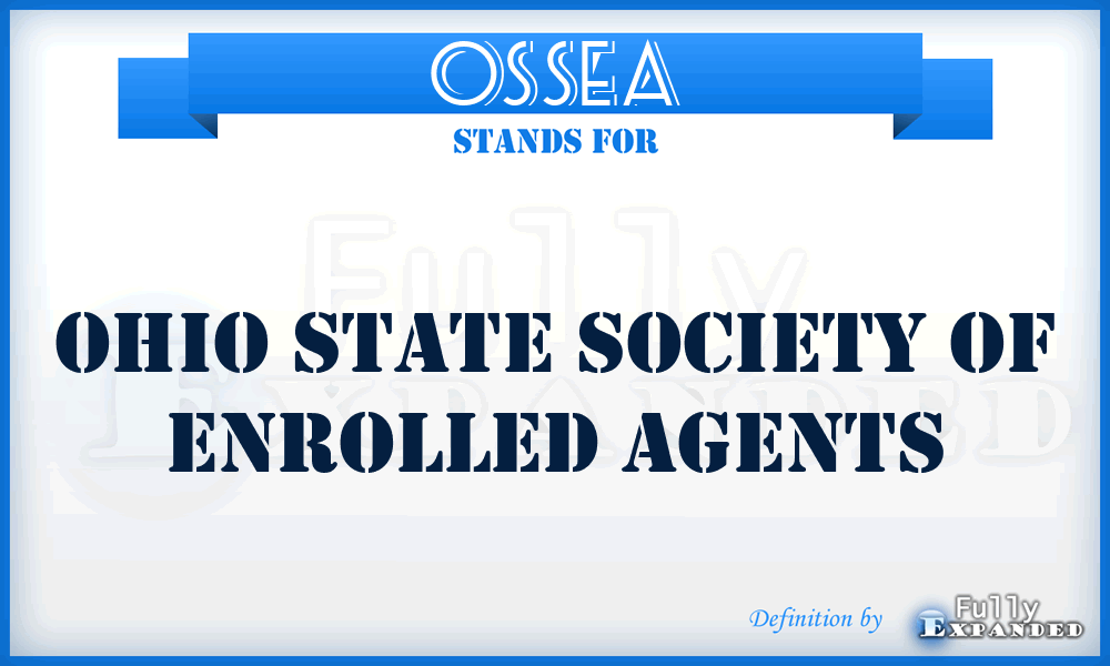 OSSEA - Ohio State Society of Enrolled Agents