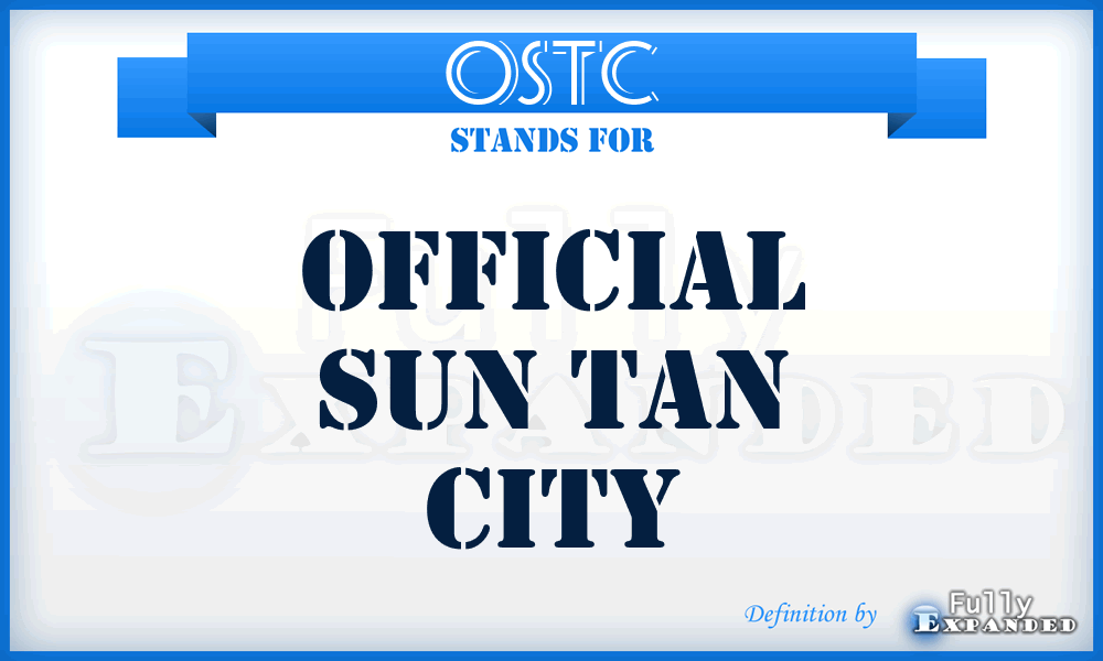 OSTC - Official Sun Tan City