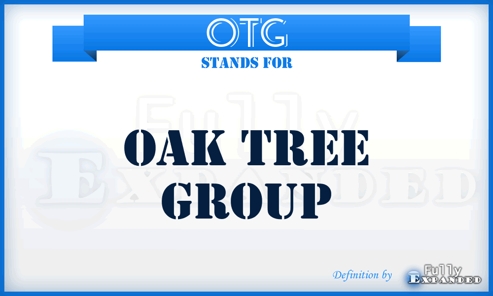 OTG - Oak Tree Group