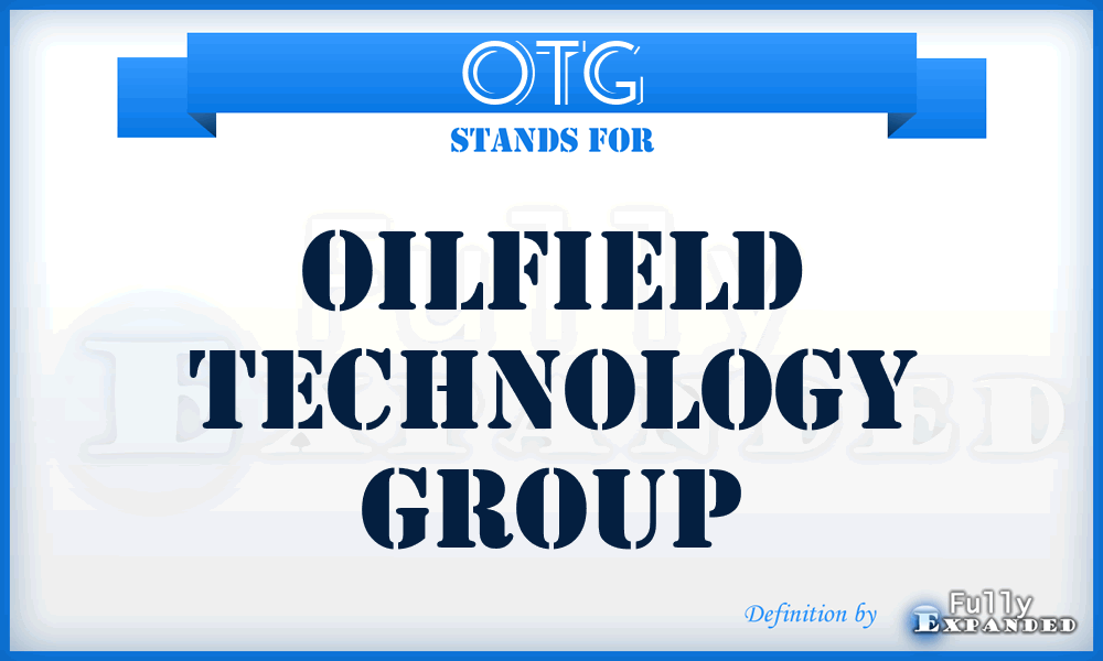 OTG - Oilfield Technology Group