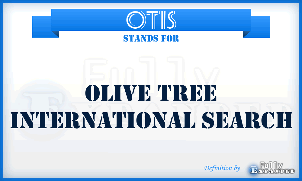 OTIS - Olive Tree International Search