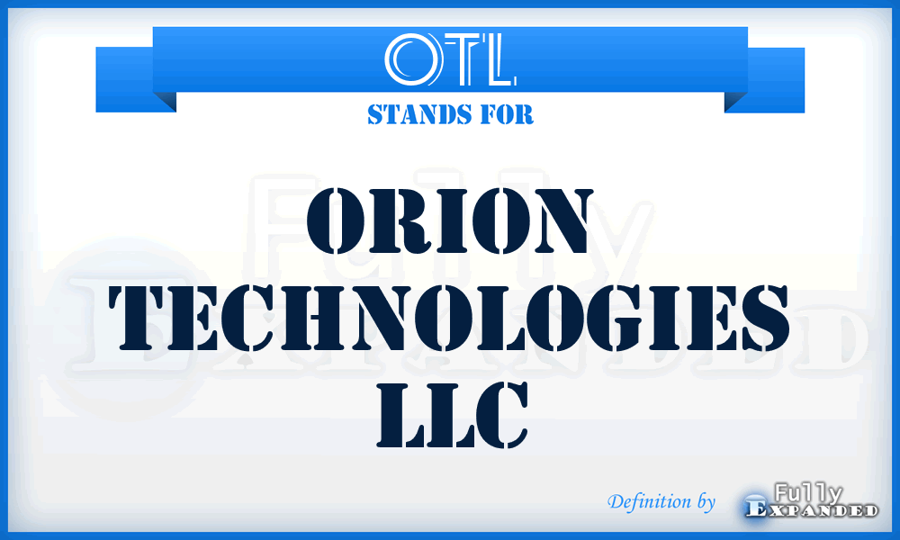 OTL - Orion Technologies LLC