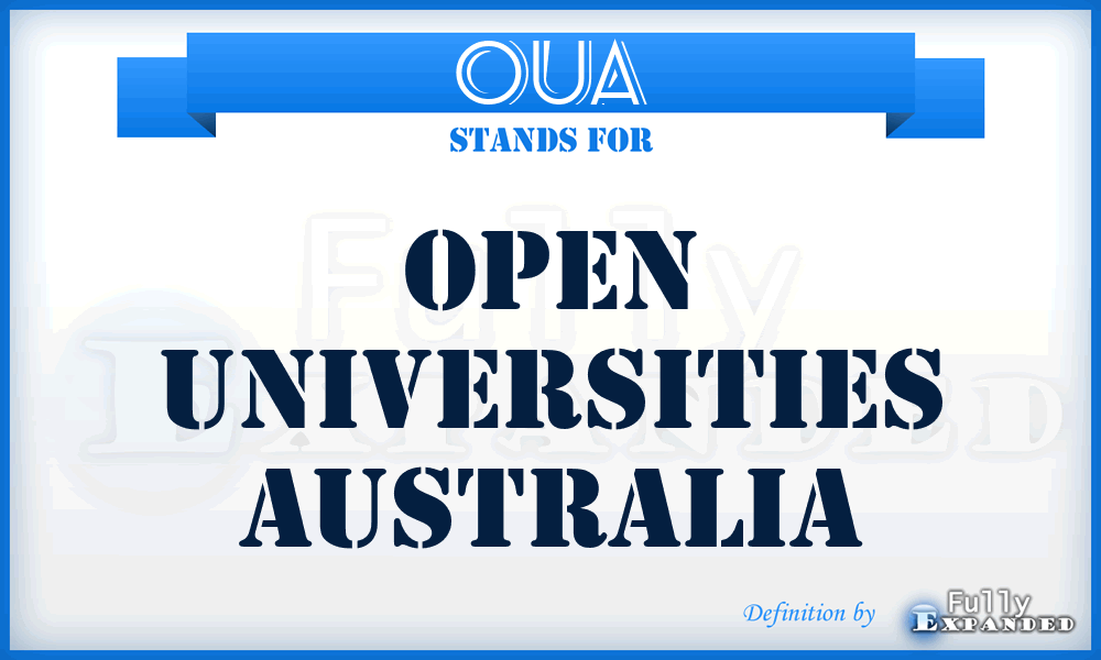 OUA - Open Universities Australia
