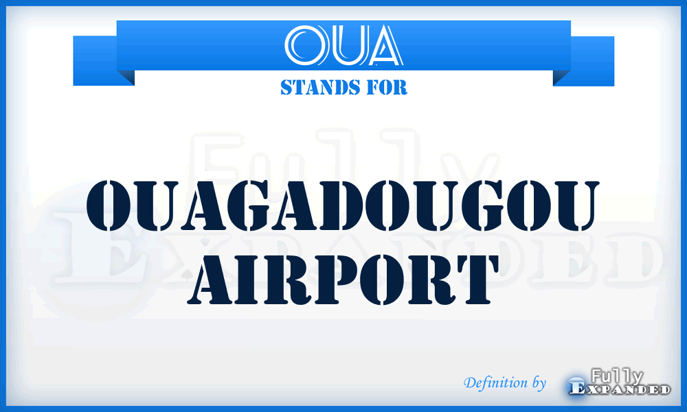 OUA - Ouagadougou airport