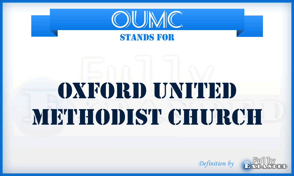 OUMC - Oxford United Methodist Church