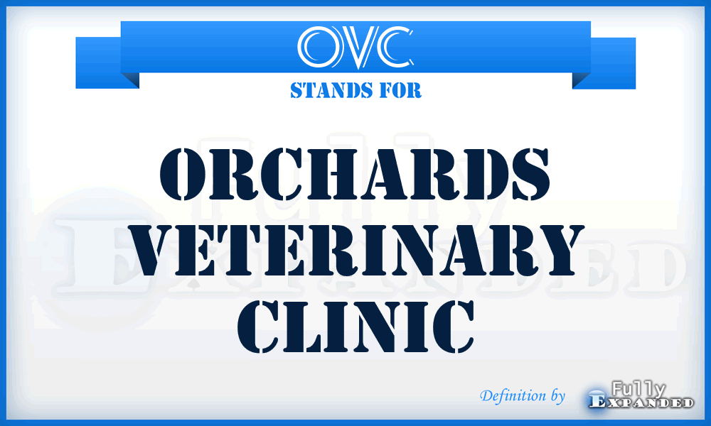 OVC - Orchards Veterinary Clinic