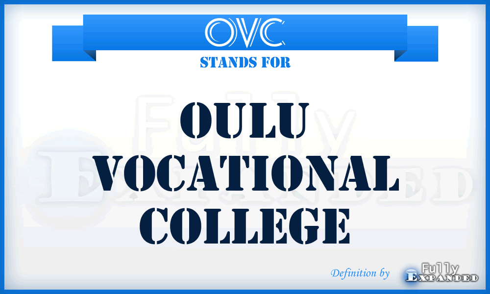 OVC - Oulu Vocational College