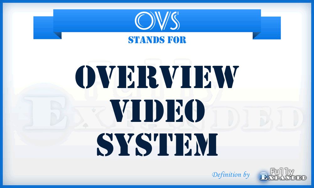 OVS - Overview Video System