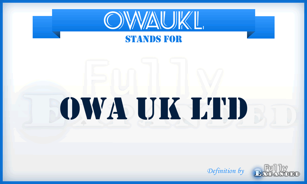 OWAUKL - OWA UK Ltd