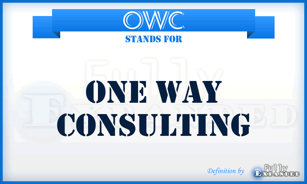 OWC - One Way Consulting