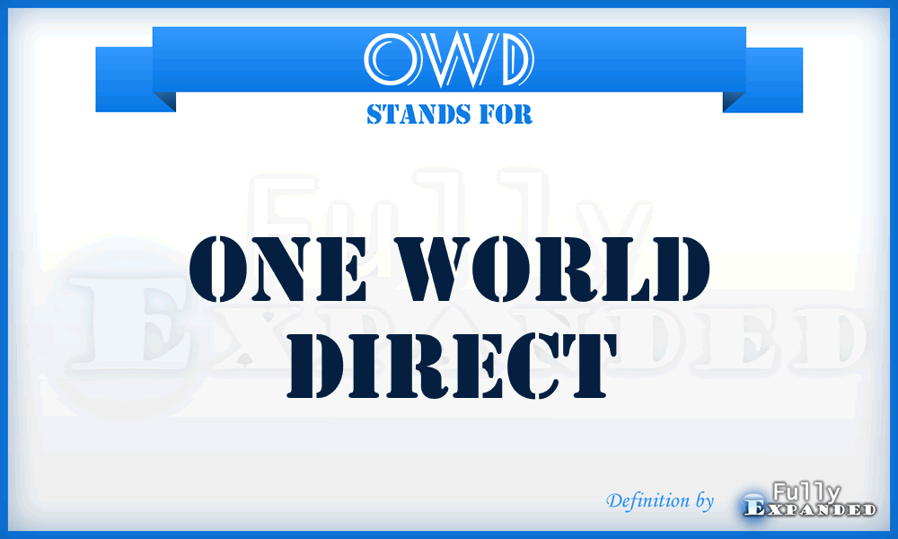 OWD - One World Direct