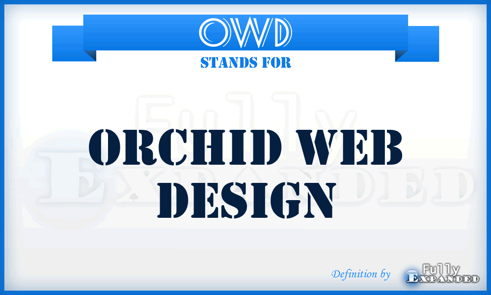 OWD - Orchid Web Design