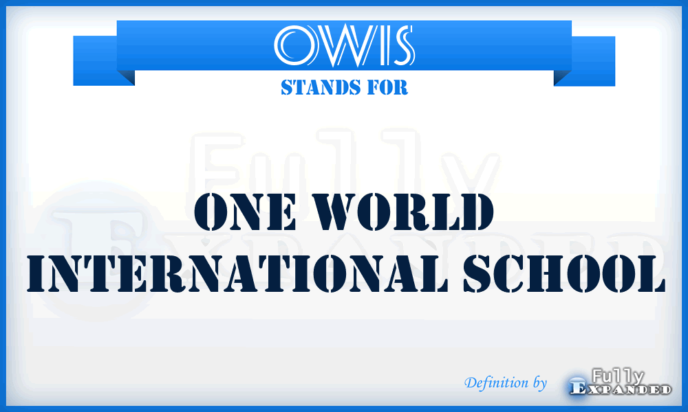 OWIS - One World International School