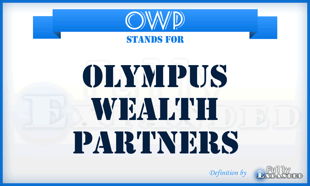 OWP - Olympus Wealth Partners