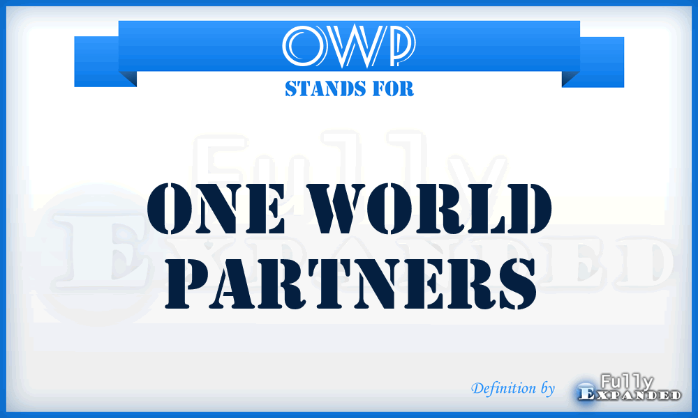 OWP - One World Partners