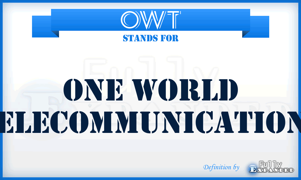 OWT - One World Telecommunications