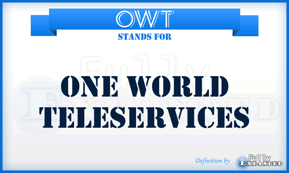 OWT - One World Teleservices