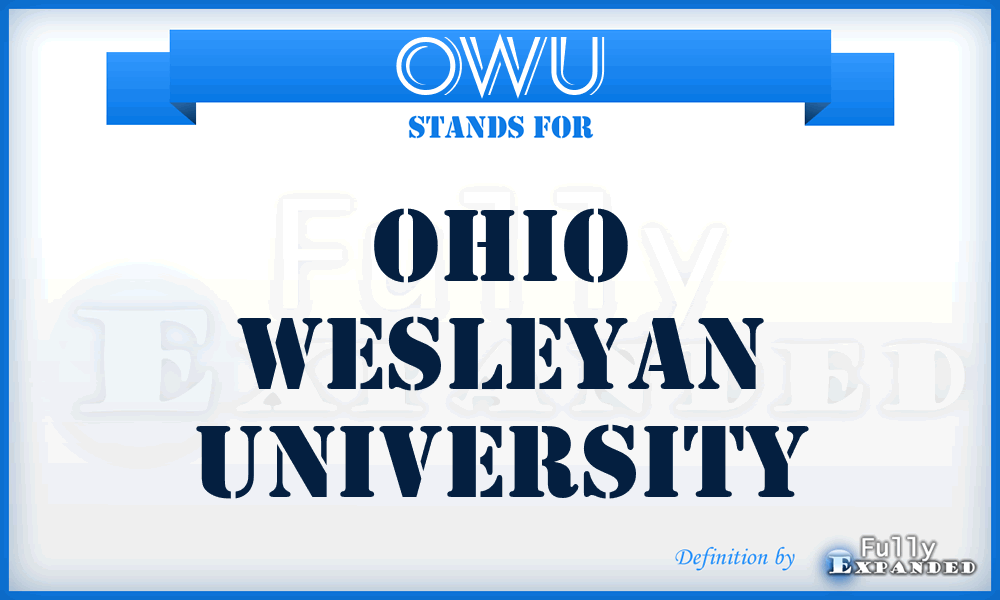 OWU - Ohio Wesleyan University