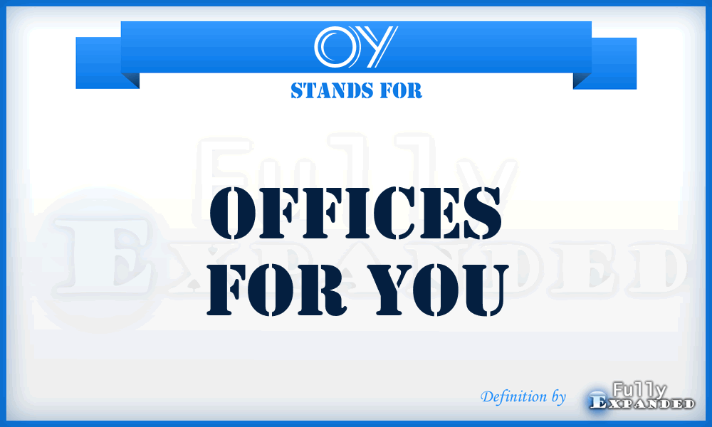 OY - Offices for You
