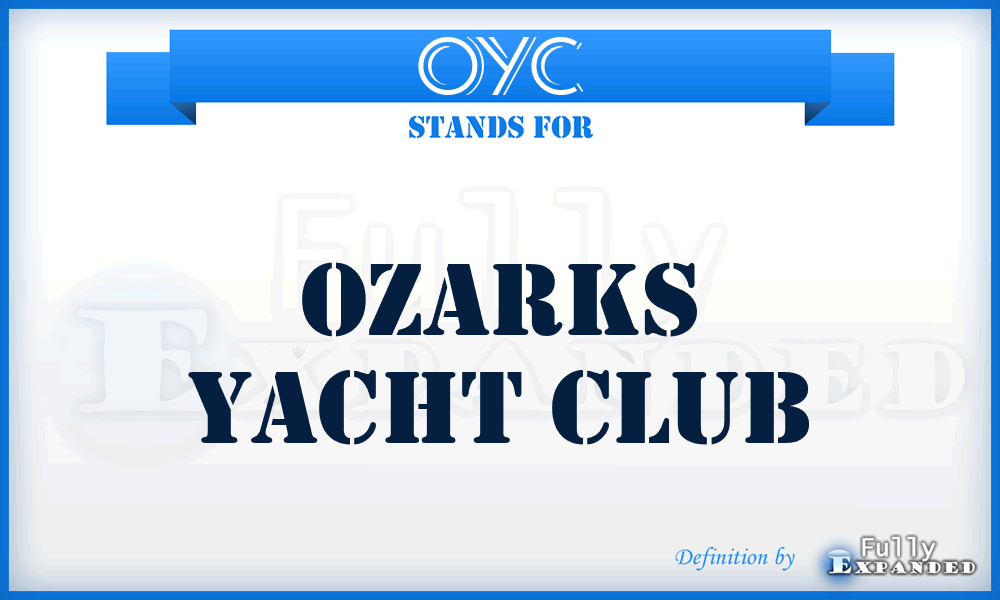 OYC - Ozarks Yacht Club
