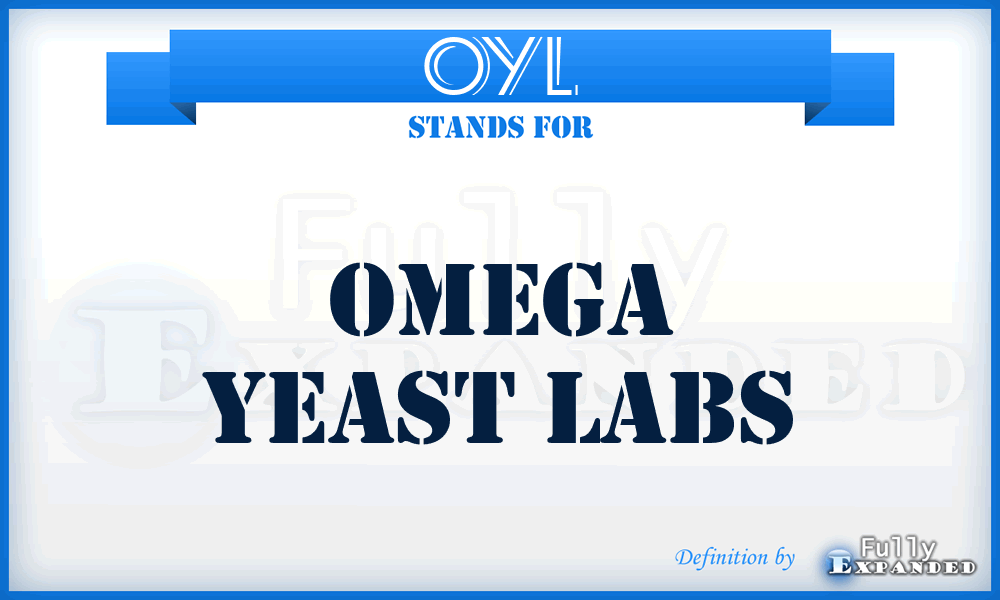 OYL - Omega Yeast Labs