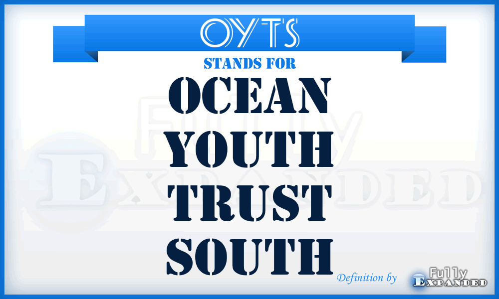 OYTS - Ocean Youth Trust South