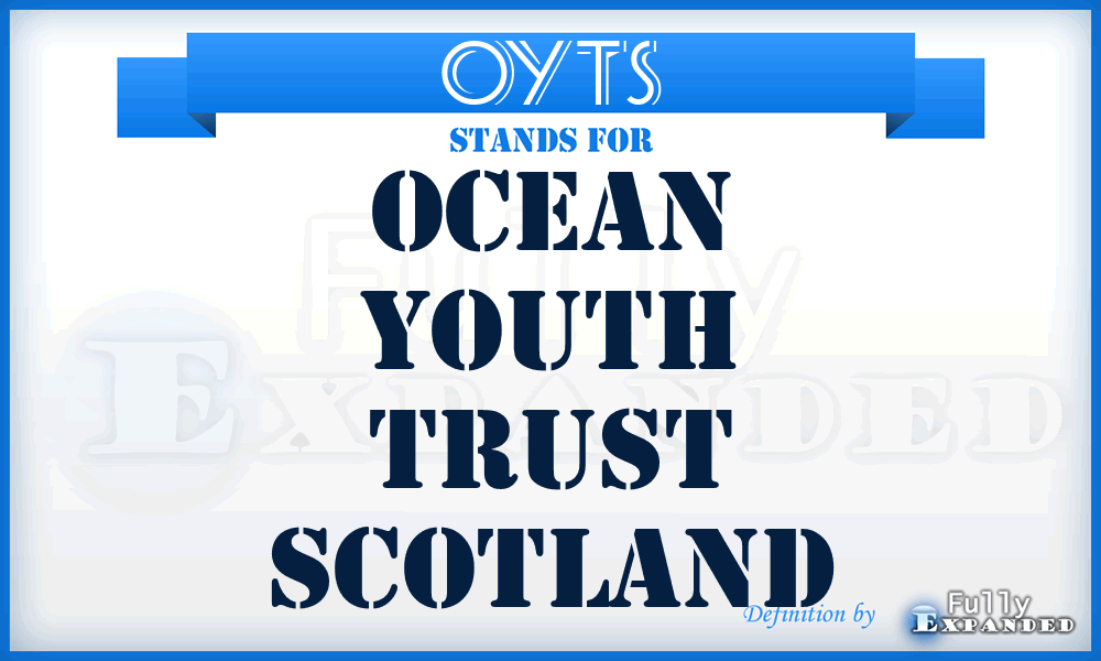 OYTS - Ocean Youth Trust Scotland