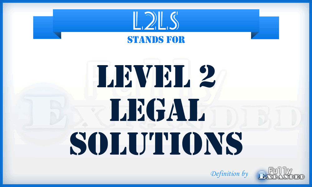 L2LS - Level 2 Legal Solutions