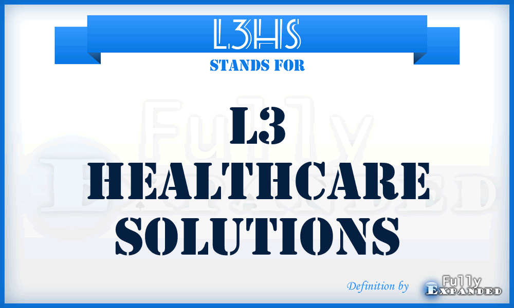 L3HS - L3 Healthcare Solutions