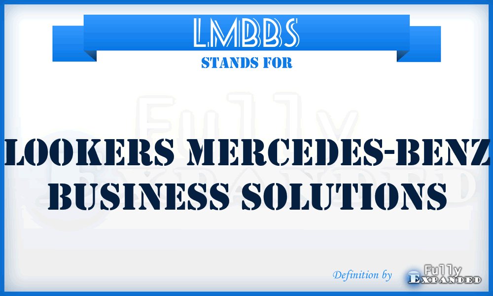 LMBBS - Lookers Mercedes-Benz Business Solutions