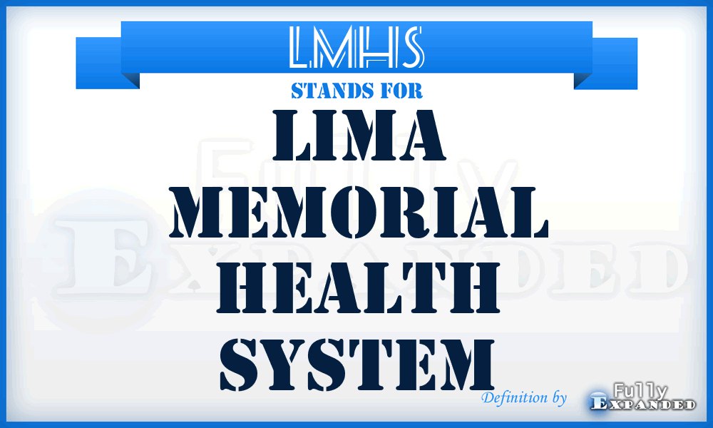 LMHS - Lima Memorial Health System