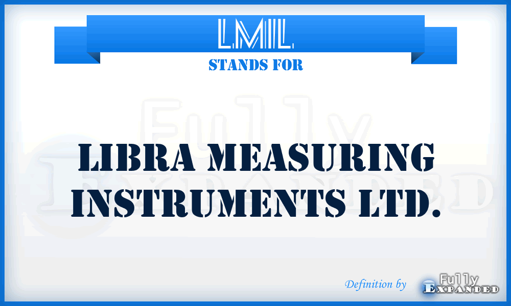 LMIL - Libra Measuring Instruments Ltd.