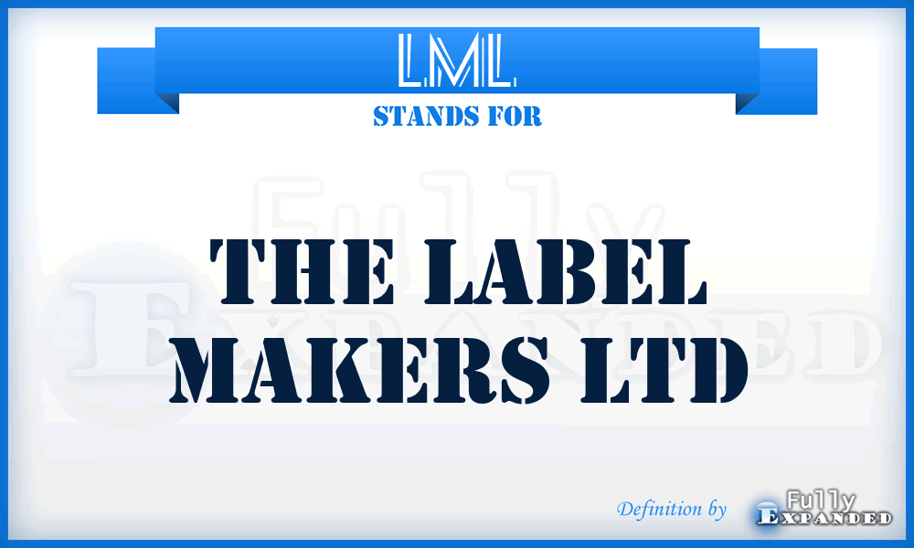 LML - The Label Makers Ltd