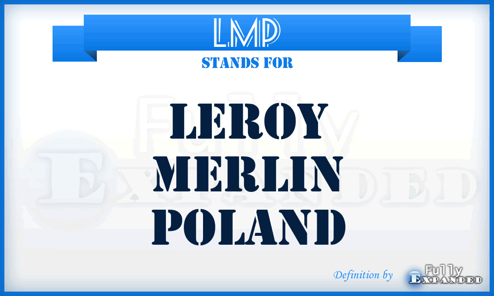 LMP - Leroy Merlin Poland