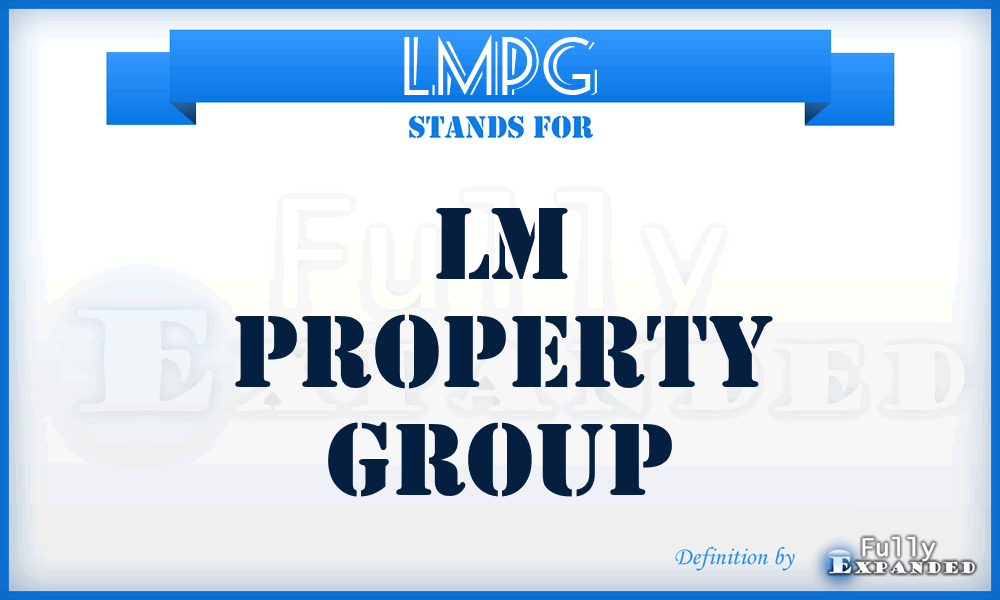 LMPG - LM Property Group